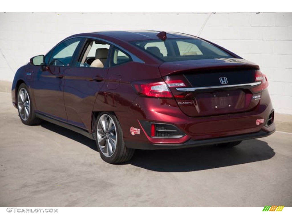 Crimson Pearl 2018 Honda Clarity Touring Plug In Hybrid Exterior Photo #139921116