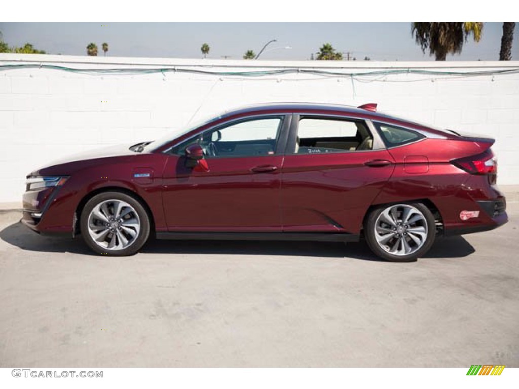 Crimson Pearl 2018 Honda Clarity Touring Plug In Hybrid Exterior Photo #139921251
