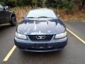 2001 True Blue Metallic Ford Mustang V6 Coupe  photo #4