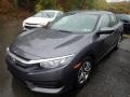 Polished Metal Metallic 2017 Honda Civic LX Sedan