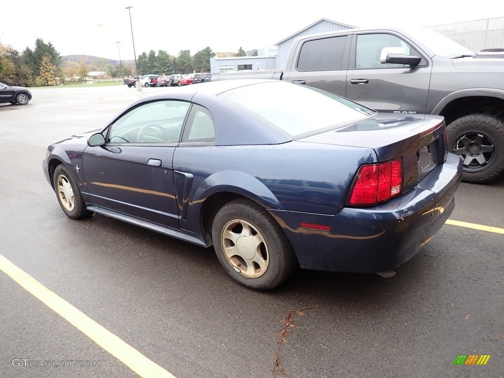2001 Mustang V6 Coupe - True Blue Metallic / Medium Graphite photo #13