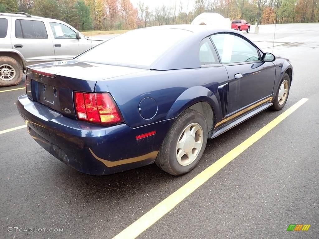2001 Mustang V6 Coupe - True Blue Metallic / Medium Graphite photo #15