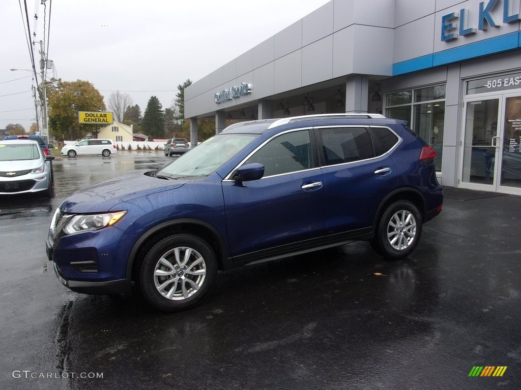 2020 Rogue SV AWD - Caspian Blue Metallic / Charcoal photo #1