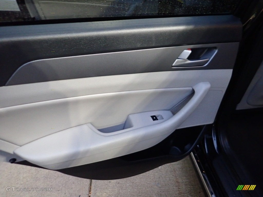 2016 Sonata Hybrid SE - Eclipse Black / Gray photo #18