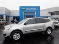 Silver Ice Metallic 2014 Chevrolet Traverse LS