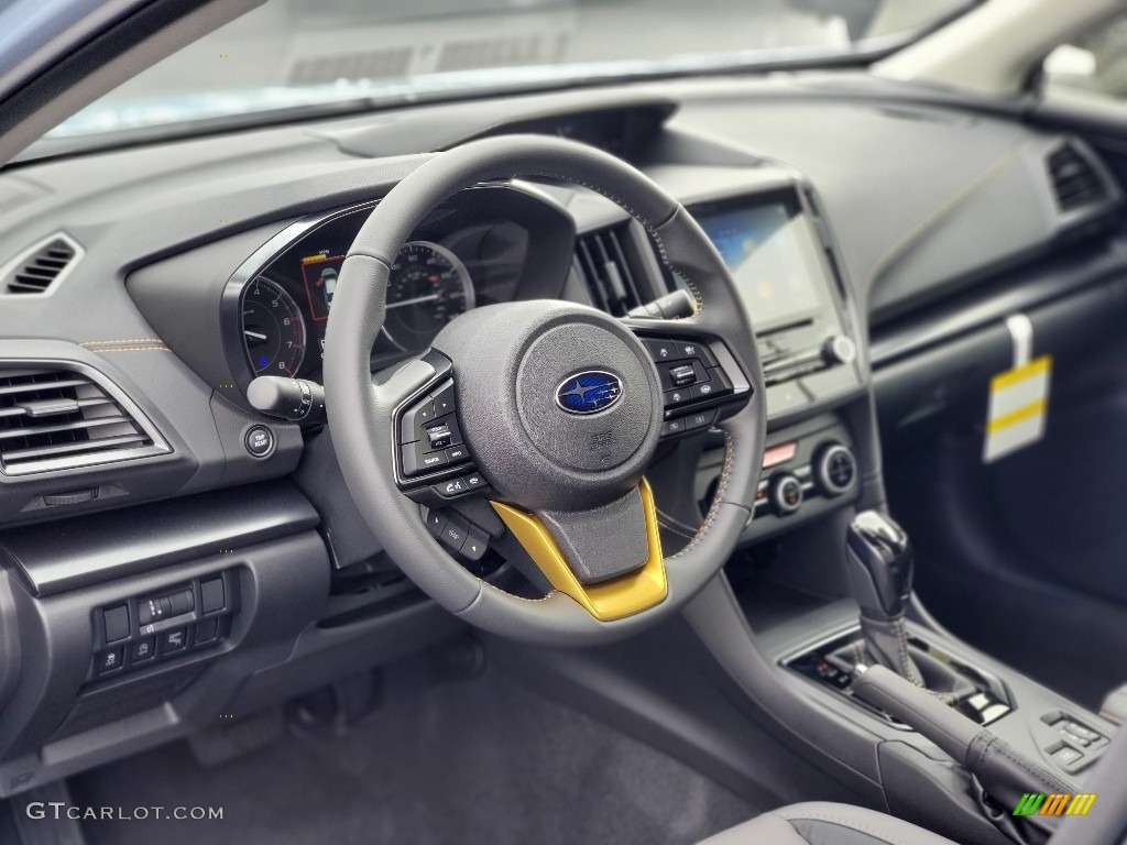 2021 Subaru Crosstrek Sport Gray Steering Wheel Photo #139927843