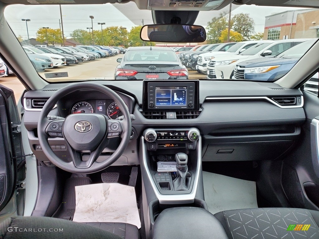 2021 Toyota RAV4 XLE AWD Black Dashboard Photo #139928056