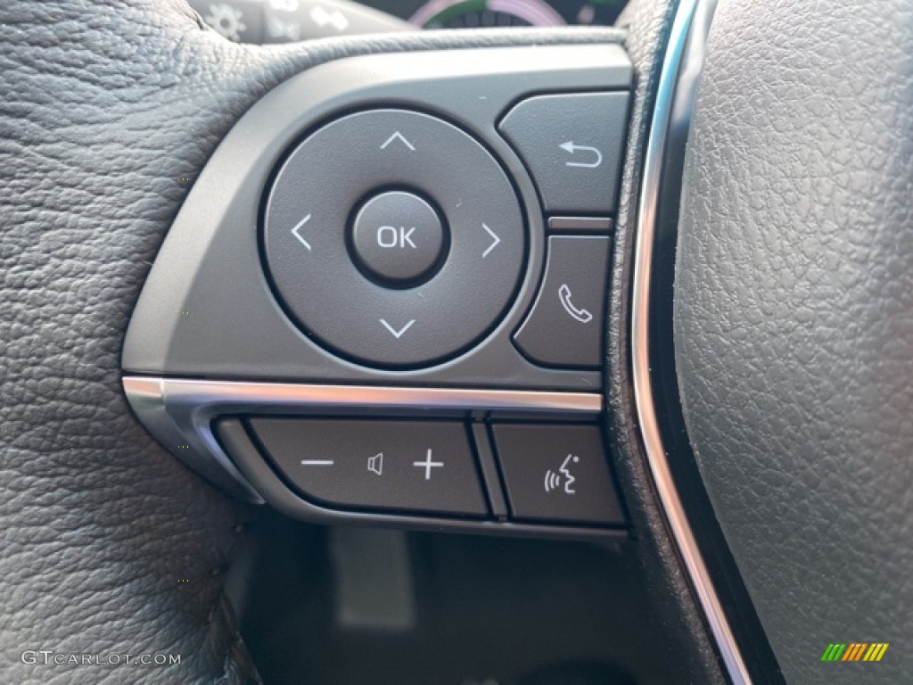 2021 Toyota Avalon Hybrid XLE Black Steering Wheel Photo #139929499