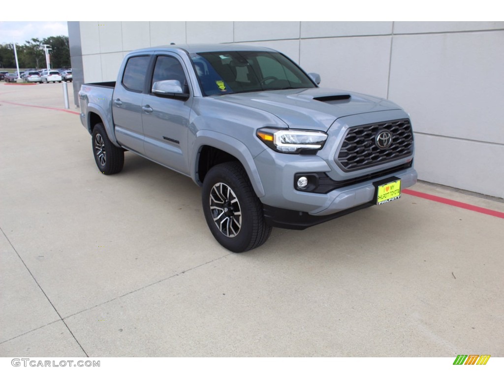 2021 Tacoma TRD Sport Double Cab 4x4 - Cement / TRD Cement/Black photo #2