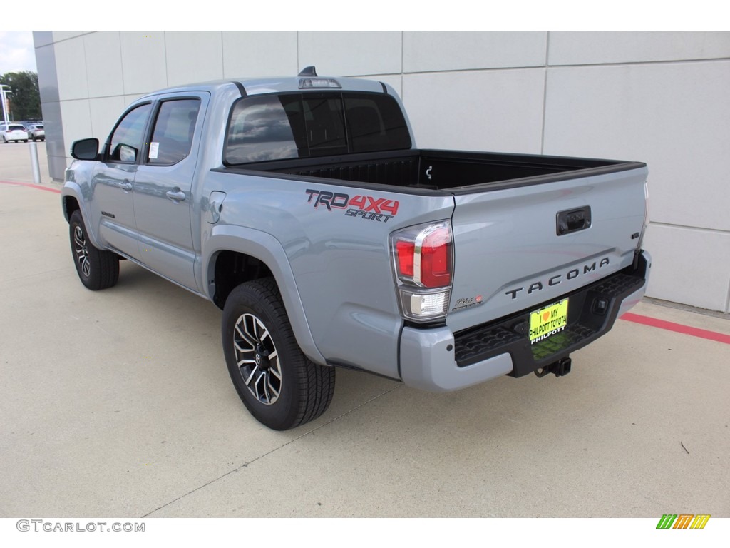 2021 Tacoma TRD Sport Double Cab 4x4 - Cement / TRD Cement/Black photo #6
