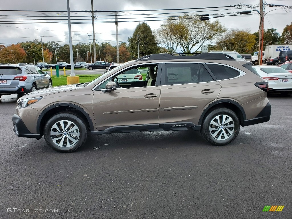 Brilliant Bronze Metallic 2021 Subaru Outback 2.5i Premium Exterior Photo #139931216