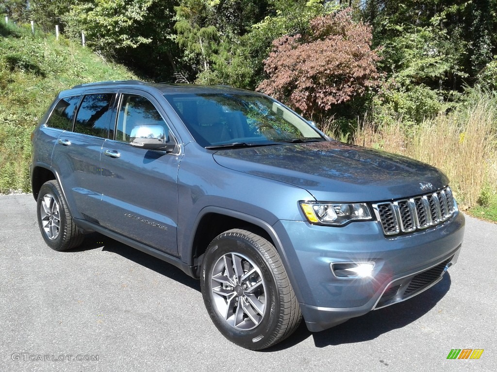 Slate Blue Pearl 2021 Jeep Grand Cherokee Limited 4x4 Exterior Photo #139931911