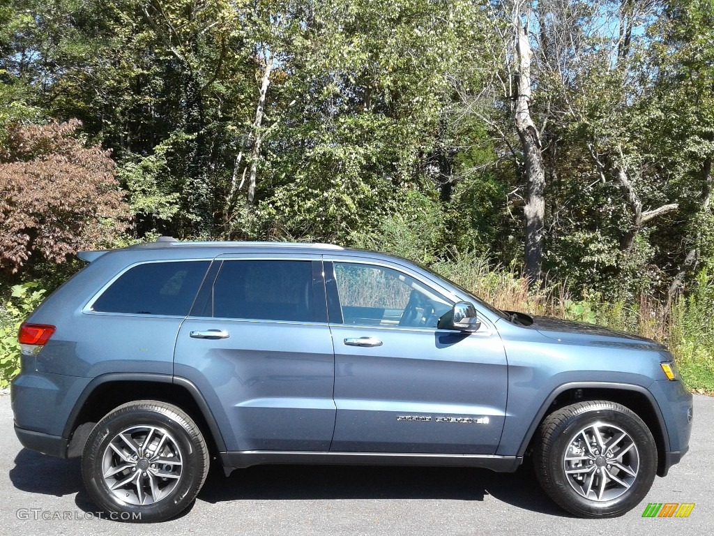 Slate Blue Pearl 2021 Jeep Grand Cherokee Limited 4x4 Exterior Photo #139931941