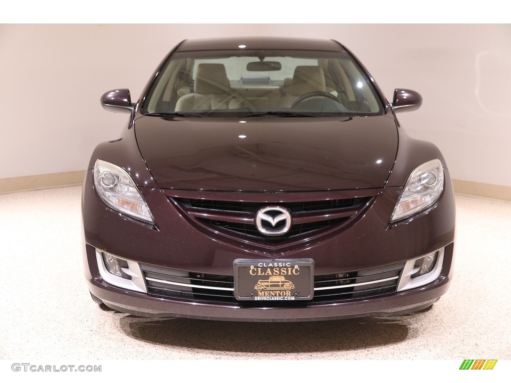 2010 MAZDA6 i Touring Sedan - Black Cherry Metallic / Beige photo #2