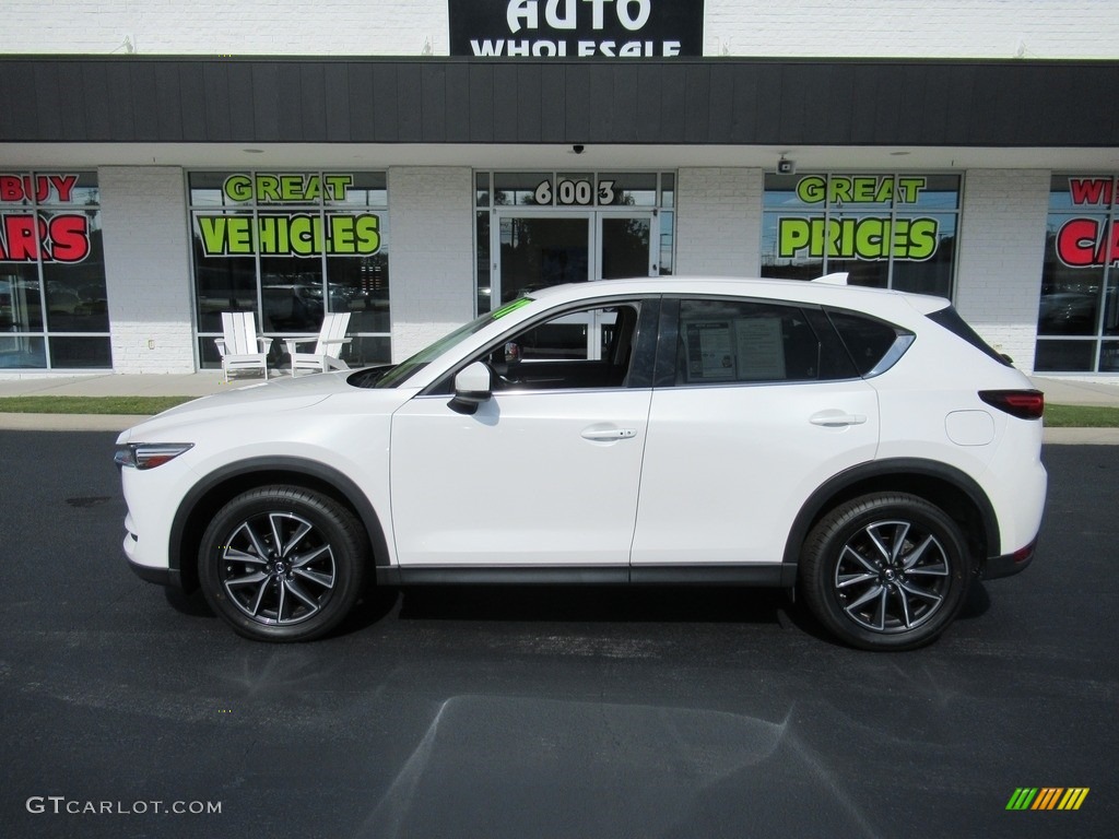 2017 CX-5 Grand Touring - Crystal White Pearl / Parchment photo #1