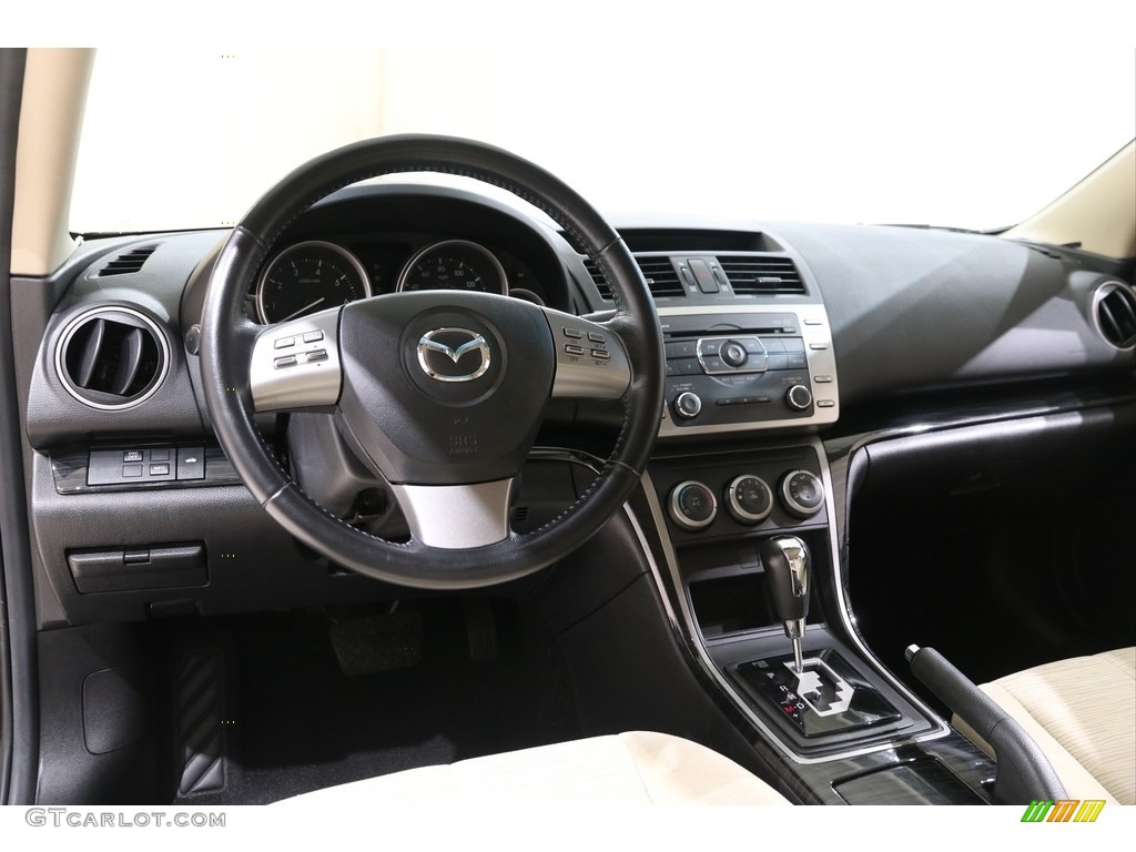 2010 MAZDA6 i Touring Sedan - Black Cherry Metallic / Beige photo #6