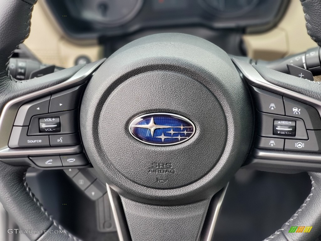 2021 Subaru Legacy Premium Slate Black Steering Wheel Photo #139932577