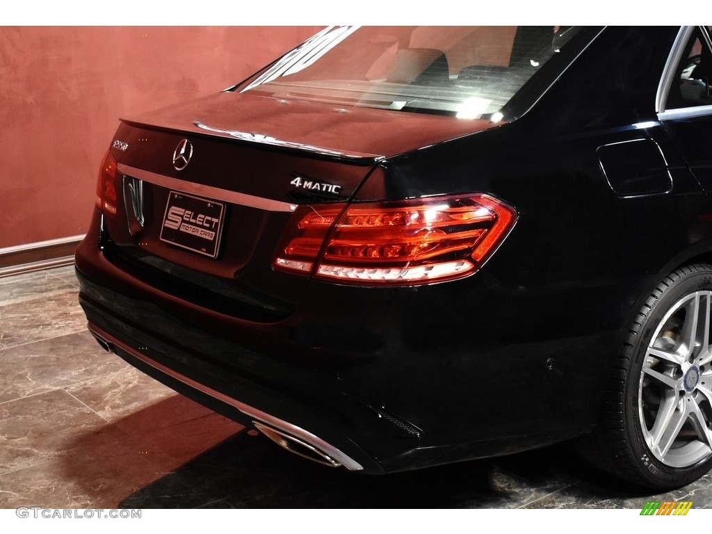 2014 E 550 4Matic Sedan - Black / Black photo #5