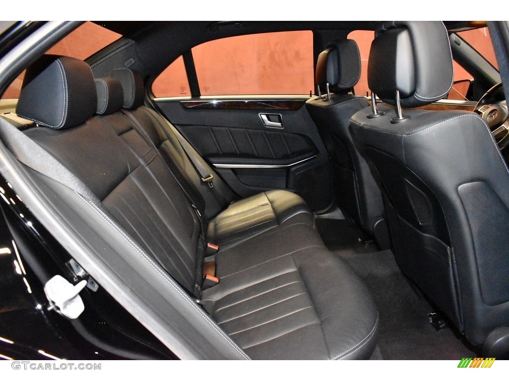 2014 E 550 4Matic Sedan - Black / Black photo #14