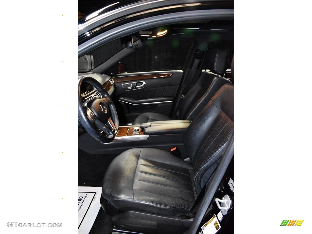 2014 E 550 4Matic Sedan - Black / Black photo #18