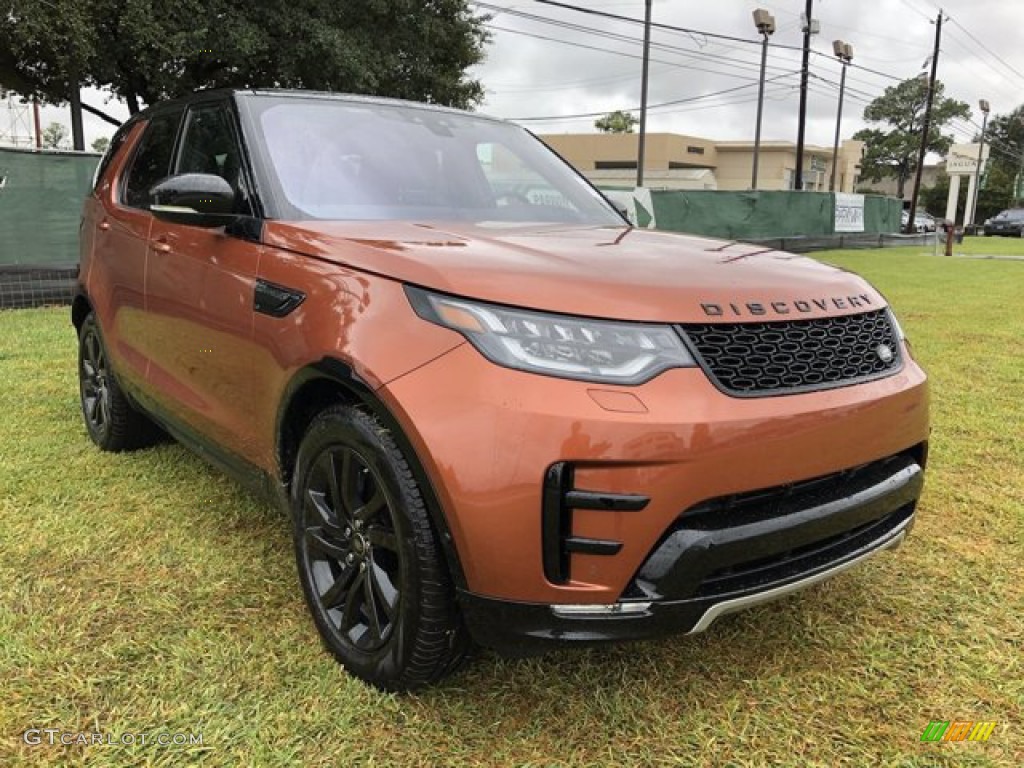 Namib Orange Metallic 2020 Land Rover Discovery Landmark Edition Exterior Photo #139933600