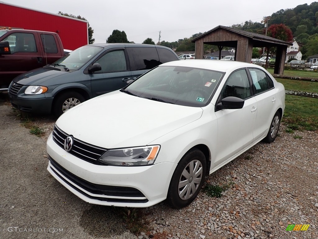 Pure White 2015 Volkswagen Jetta S Sedan Exterior Photo #139933936