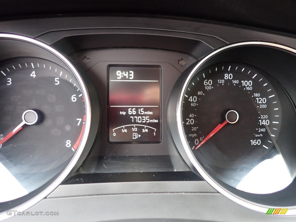2015 Volkswagen Jetta S Sedan Gauges Photo #139934002