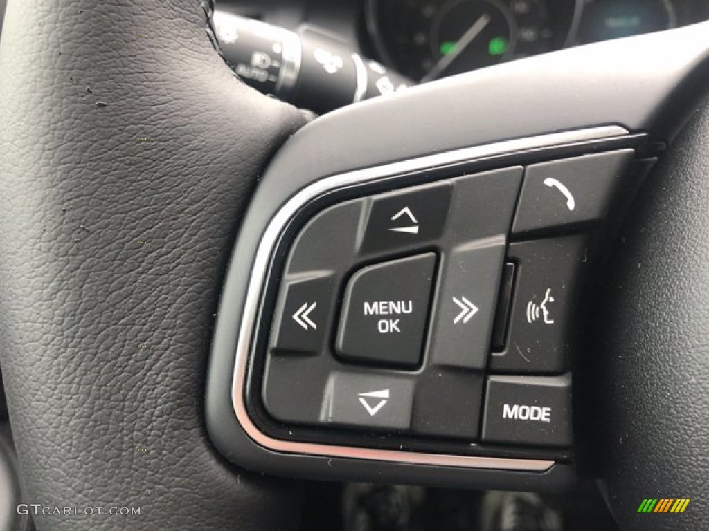 2020 Jaguar E-PACE Standard E-PACE Model Ebony Steering Wheel Photo #139934053