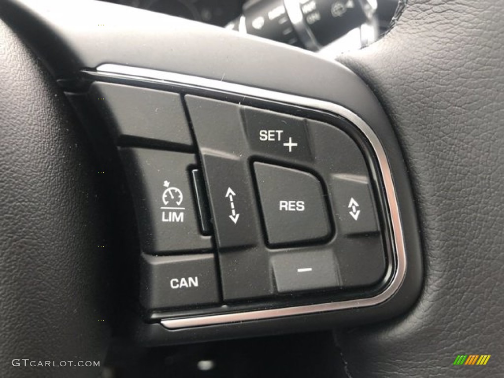 2020 Jaguar E-PACE Standard E-PACE Model Ebony Steering Wheel Photo #139934062