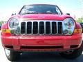 2007 Inferno Red Crystal Pearl Jeep Liberty Limited 4x4  photo #8