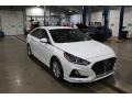 2018 Quartz White Pearl Hyundai Sonata Eco  photo #3