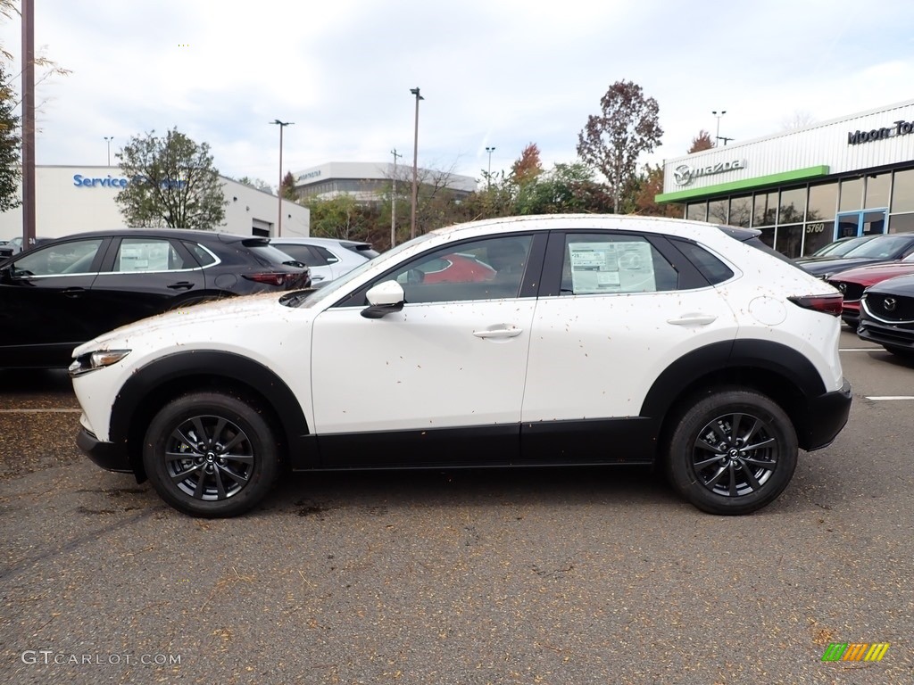 Snowflake White Pearl Mica 2021 Mazda CX-30 FWD Exterior Photo #139936649