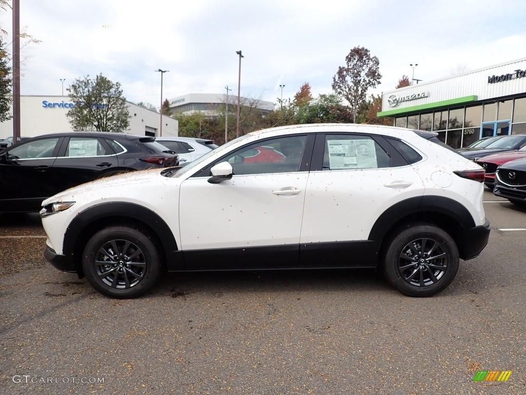 2021 CX-30 FWD - Snowflake White Pearl Mica / Black photo #2