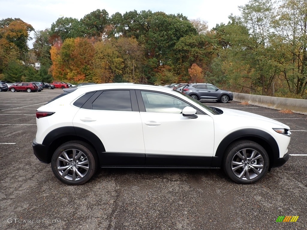 2021 CX-30 Preferred AWD - Snowflake White Pearl Mica / Black photo #1