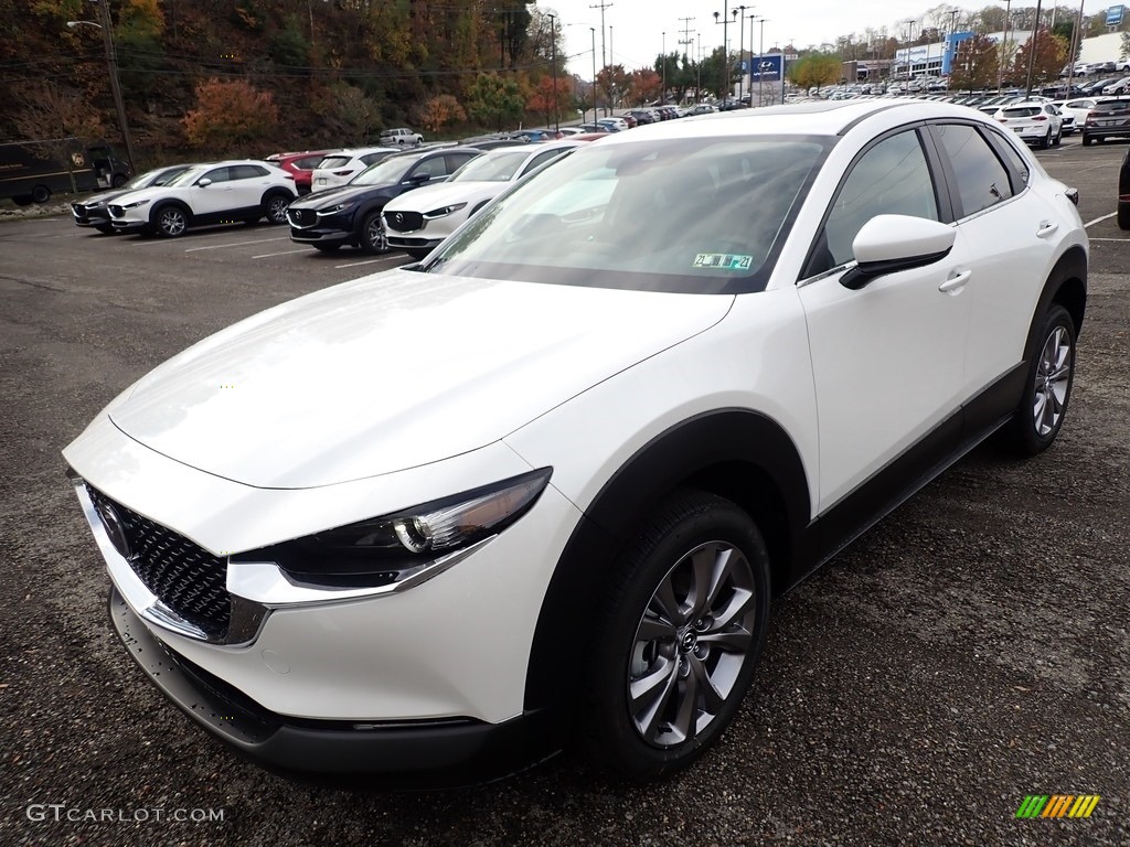 Snowflake White Pearl Mica 2021 Mazda CX-30 Preferred AWD Exterior Photo #139937073