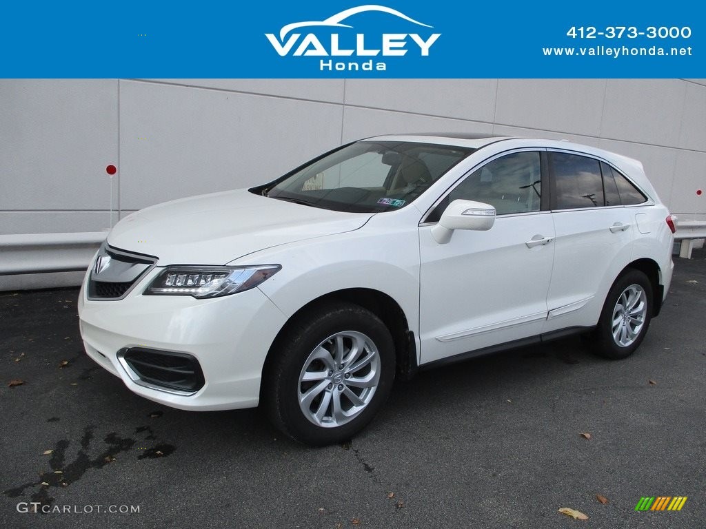 2016 RDX Technology AWD - White Diamond Pearl / Parchment photo #1