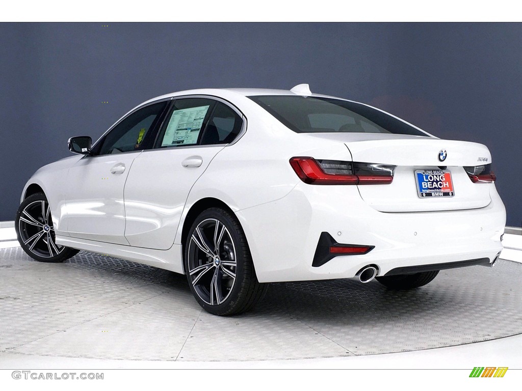 2021 3 Series 330i Sedan - Alpine White / Black photo #3
