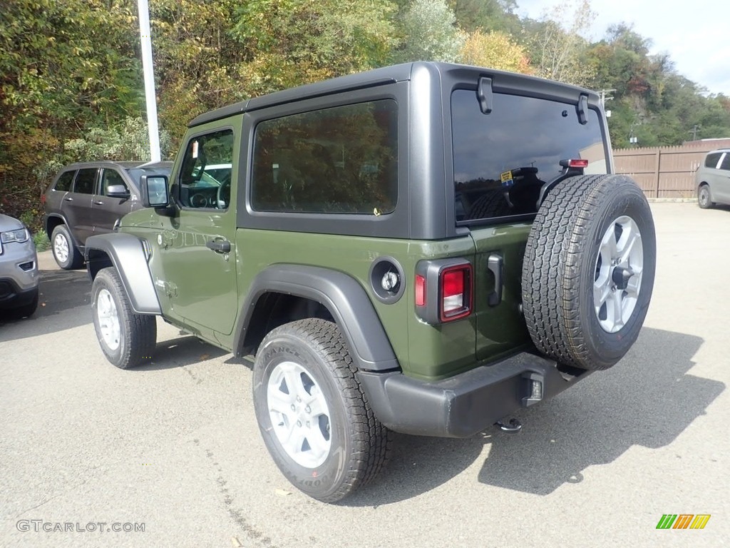 Sarge Green 2021 Jeep Wrangler Sport 4x4 Exterior Photo #139937378