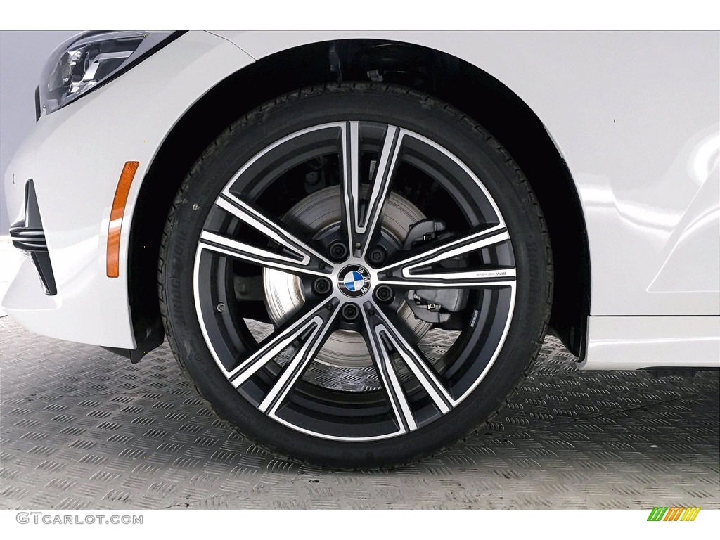 2021 3 Series 330i Sedan - Alpine White / Black photo #12