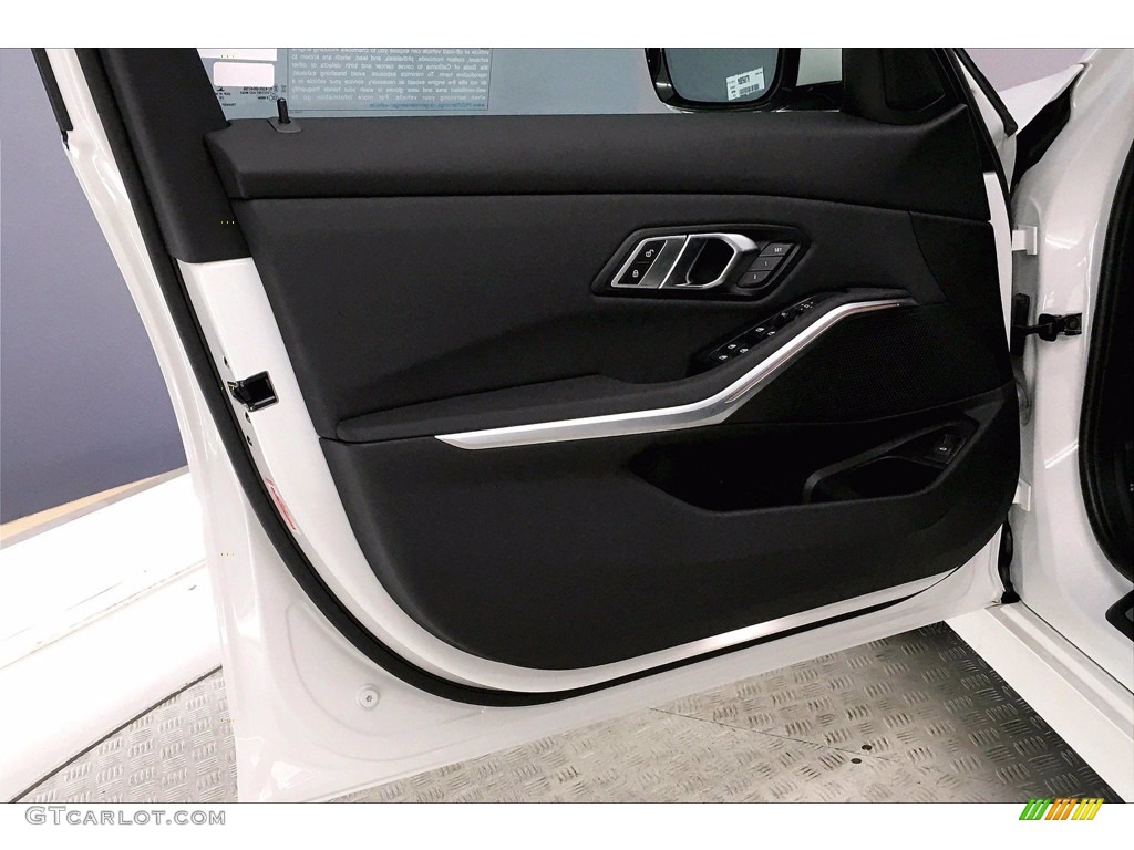 2021 3 Series 330i Sedan - Alpine White / Black photo #13