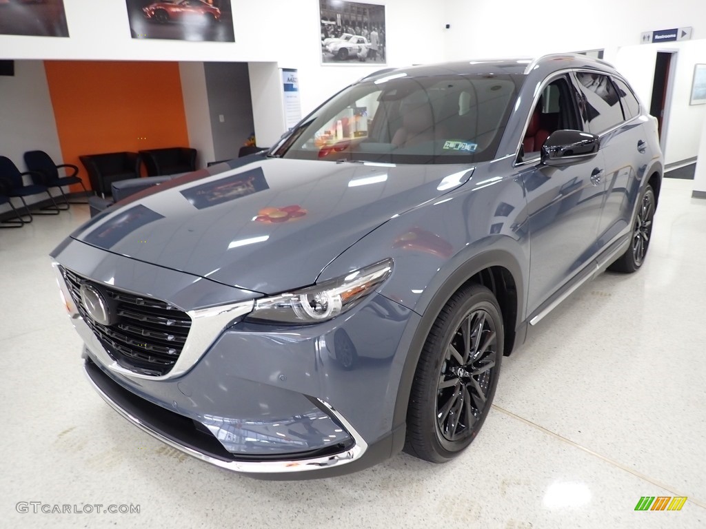 2021 CX-9 Grand Touring AWD - Polymetal Gray / Red photo #6