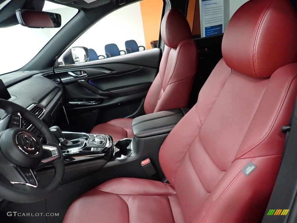 Red Interior 2021 Mazda CX-9 Grand Touring AWD Photo #139937874