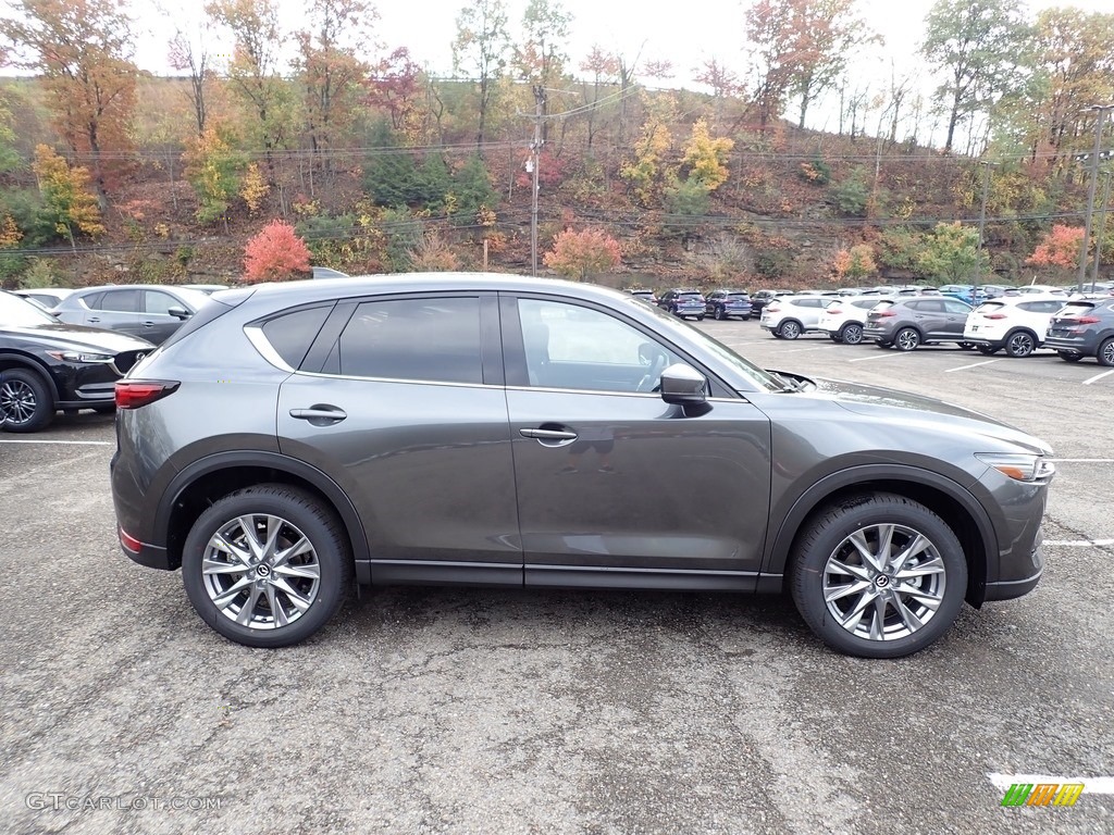 Machine Gray Metallic 2021 Mazda CX-5 Grand Touring Reserve AWD Exterior Photo #139938033