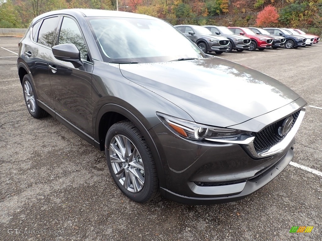Machine Gray Metallic 2021 Mazda CX-5 Grand Touring Reserve AWD Exterior Photo #139938081