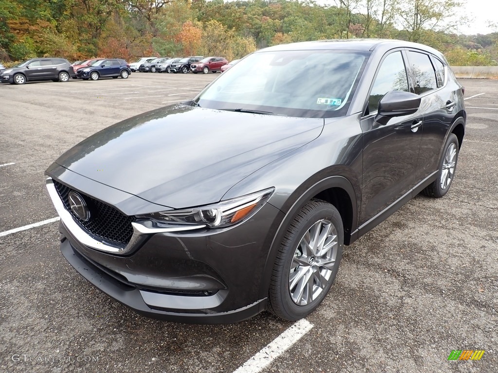 Machine Gray Metallic 2021 Mazda CX-5 Grand Touring Reserve AWD Exterior Photo #139938132