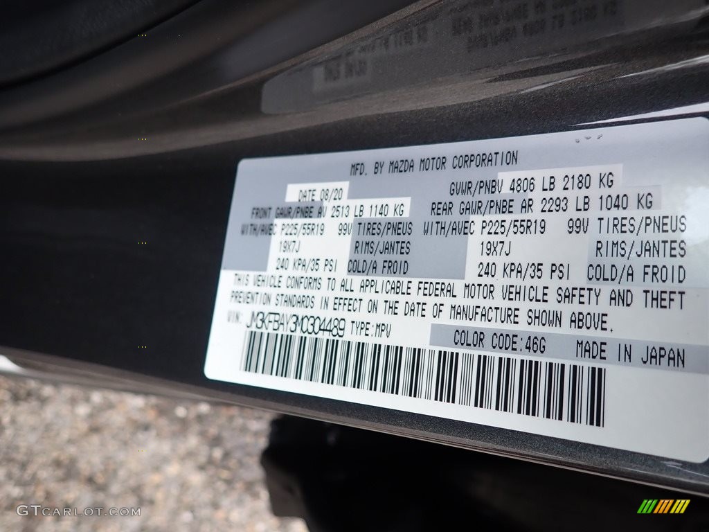 2021 CX-5 Color Code 46G for Machine Gray Metallic Photo #139938291
