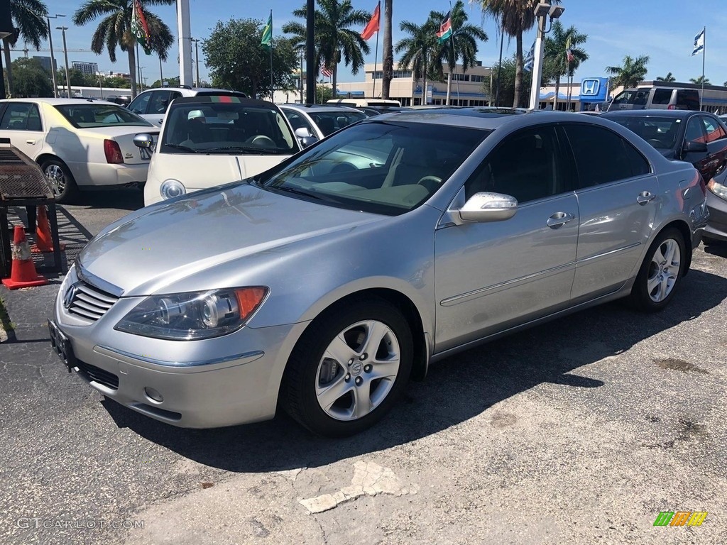 2008 RL 3.5 AWD Sedan - Platinum Frost Metallic / Taupe photo #4