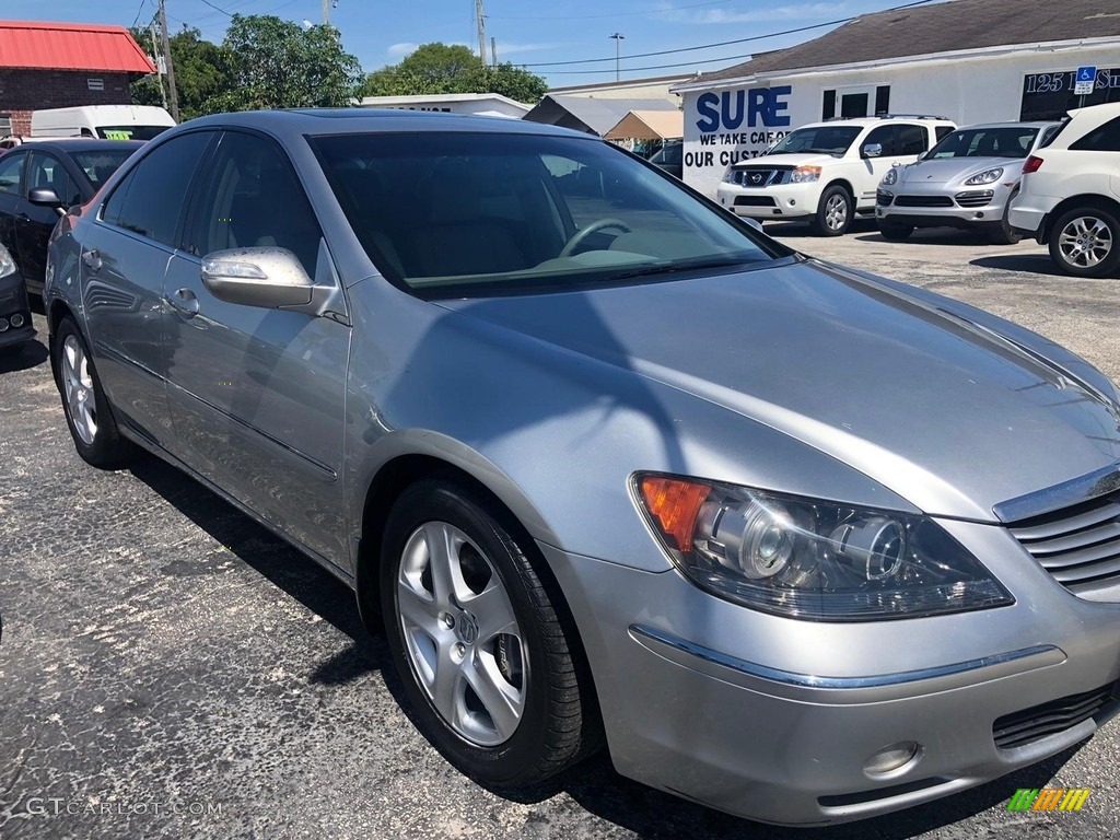 2008 RL 3.5 AWD Sedan - Platinum Frost Metallic / Taupe photo #6