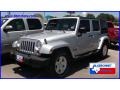 2007 Bright Silver Metallic Jeep Wrangler Unlimited Sahara  photo #1