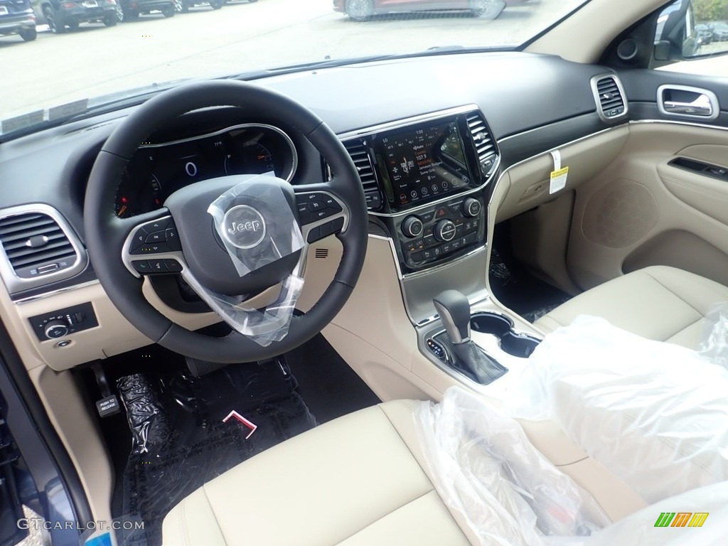 Light Frost Beige/Black Interior 2021 Jeep Grand Cherokee Limited 4x4 Photo #139939851